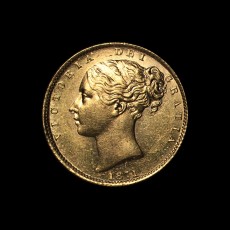 1871 sovereign obverse