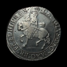 Charles I halfcrown obverse