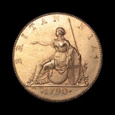 George III pattern halfpenny reverse