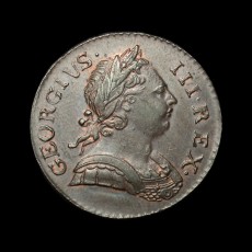 1772 halfpenny obverse