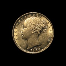 1886 sovereign obverse