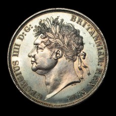 1821 crown obverse