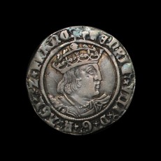 Henry VIII groat obverse