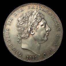 1819 crown obverse