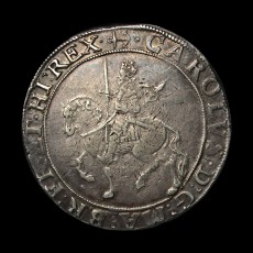 Charles I halfcrown obverse