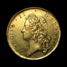 1738 two guineas obverse
