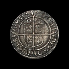 Elizabeth I sixpence reverse