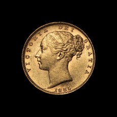 1885 sovereign obverse