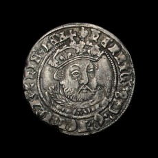 Henry VIII groat obverse