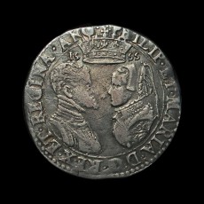 Philip and Mary shilling obverse