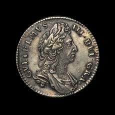 William III shilling obverse