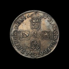 William III shilling reverse
