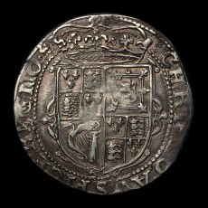 Charles I worcester halfcrown reverse