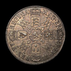 William and Mary halfcrown reverse