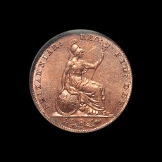 Victoria farthing reverse