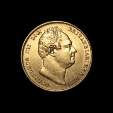 William IV sovereign obverse