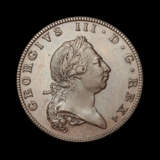 George III pattern halfpenny obverse