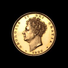 1826 proof sovereign obverse