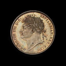 1824 shilling obverse