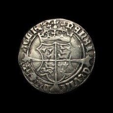 Henry VIII Irish groat obverse