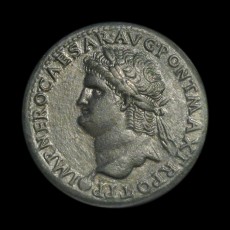 Nero Sestertius obverse