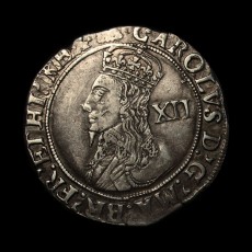 Charles I shilling obverse