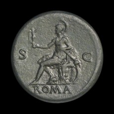 Nero Sestertius reverse