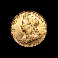 1898 sovereign obverse