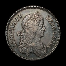 1663 halfcrown obverse