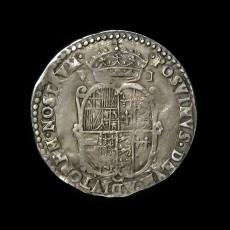 Philip and Mary sixpence reverse