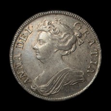 1707 halfcrown obverse