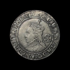Elizabeth I sixpence obverse