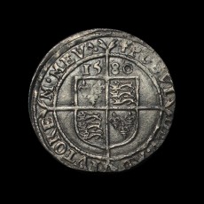 Elizabeth I sixpence reverse