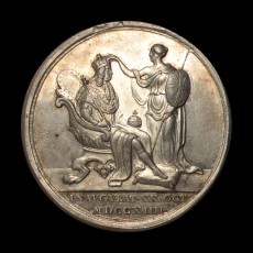 George I coronation medal reverse