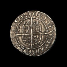 Elizabeth I sixpence reverse