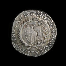Commonwealth 1649 sixpence obverse