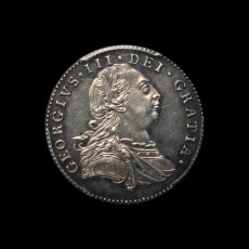 1787 pattern sixpence obverse