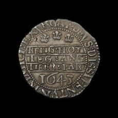 Charles I sixpence reverse