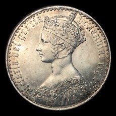 1847 crown obverse