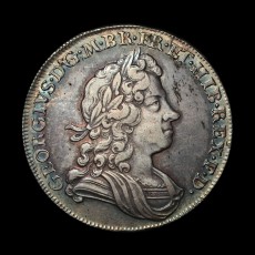 1715 halfcrown bverse