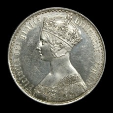 Victoria gothic crown obverse