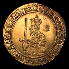 Charles I triple unite obverse