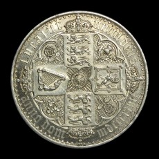 Victoria gothic crown reverse