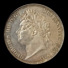 1821 crown obverse