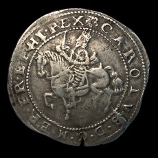 Charles I halfcrown obverse