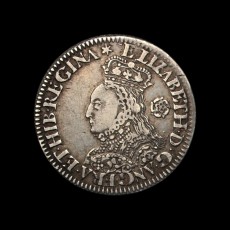 Elizabeth I sixpence obverse