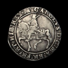Charles I halfcrown obverse
