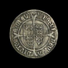 Henry VIII first issue groat reverse
