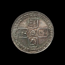 1751 sixpence reverse