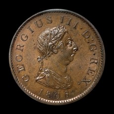 1806 penny obverse